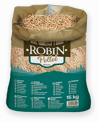 worek pelletu opałowego Robin do kupienia w Pabianicach lub sklepie internetowym